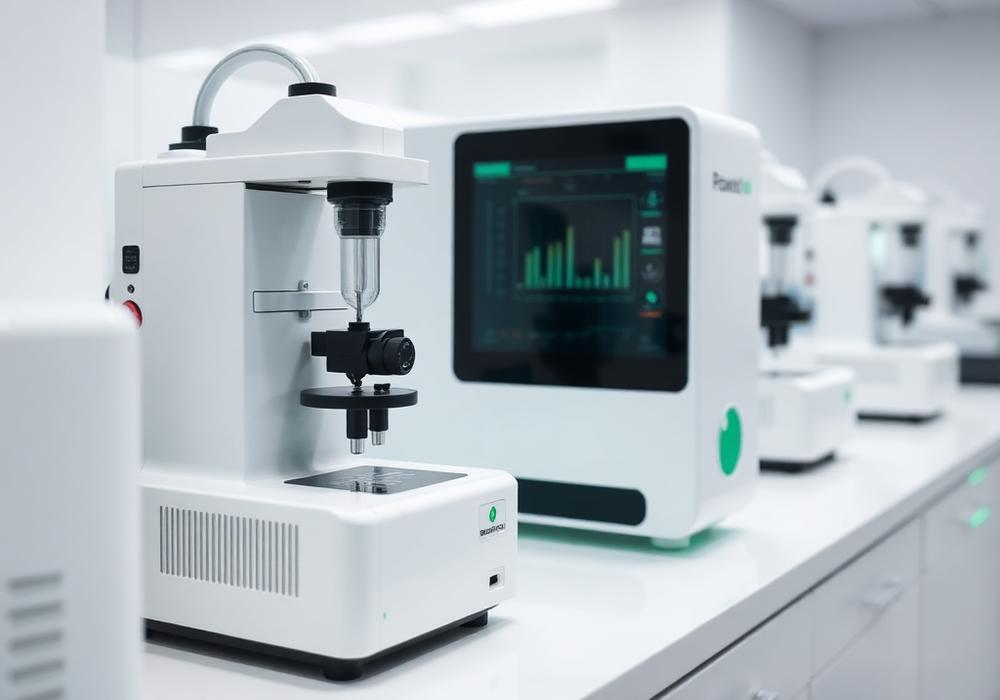 A modern hospital laboratory used for health and longevity testing